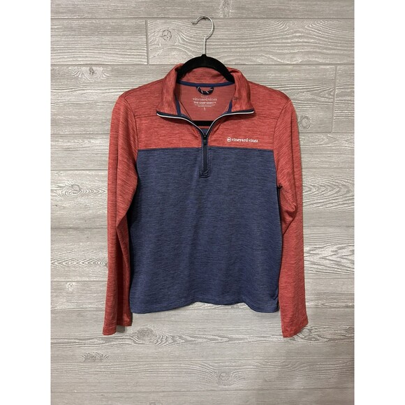 VINEYARD VINES Boys Performance Shep Shirt Pullover Sweatshirt Gently Used Large - Picture 1 of 5